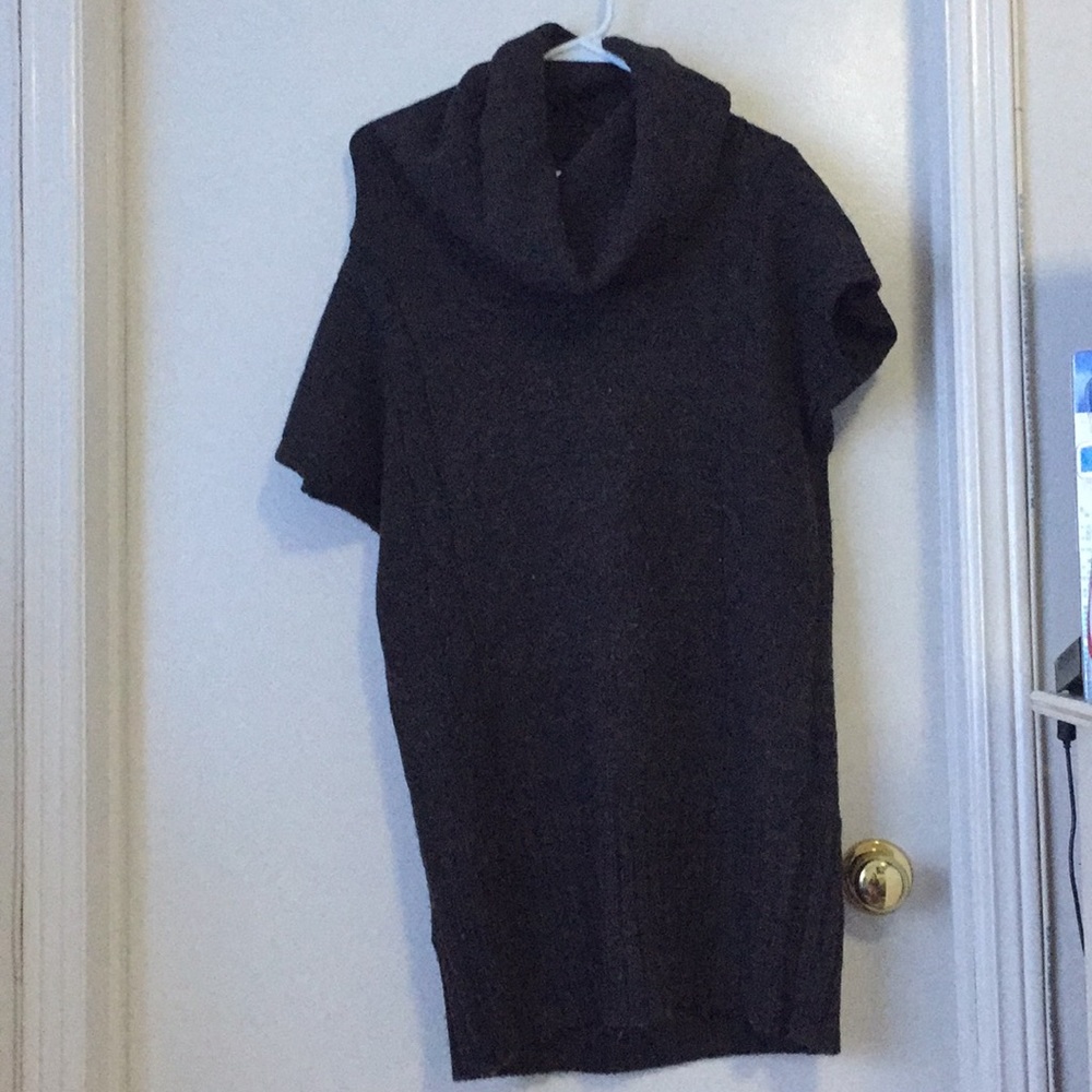Warm, cozy turtle neck sweater dress